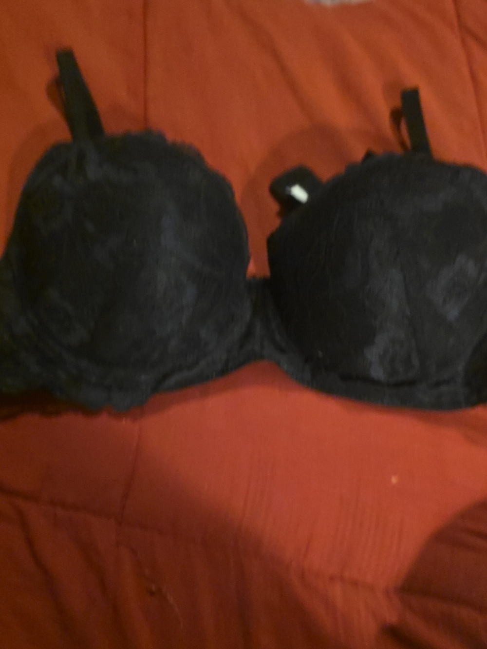 Black Lace Underwire Bra - Women Intimates